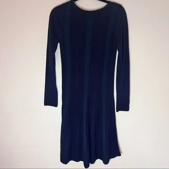 Max Studio V-Neck A Line Sweater Dress - Picture 5 of 8